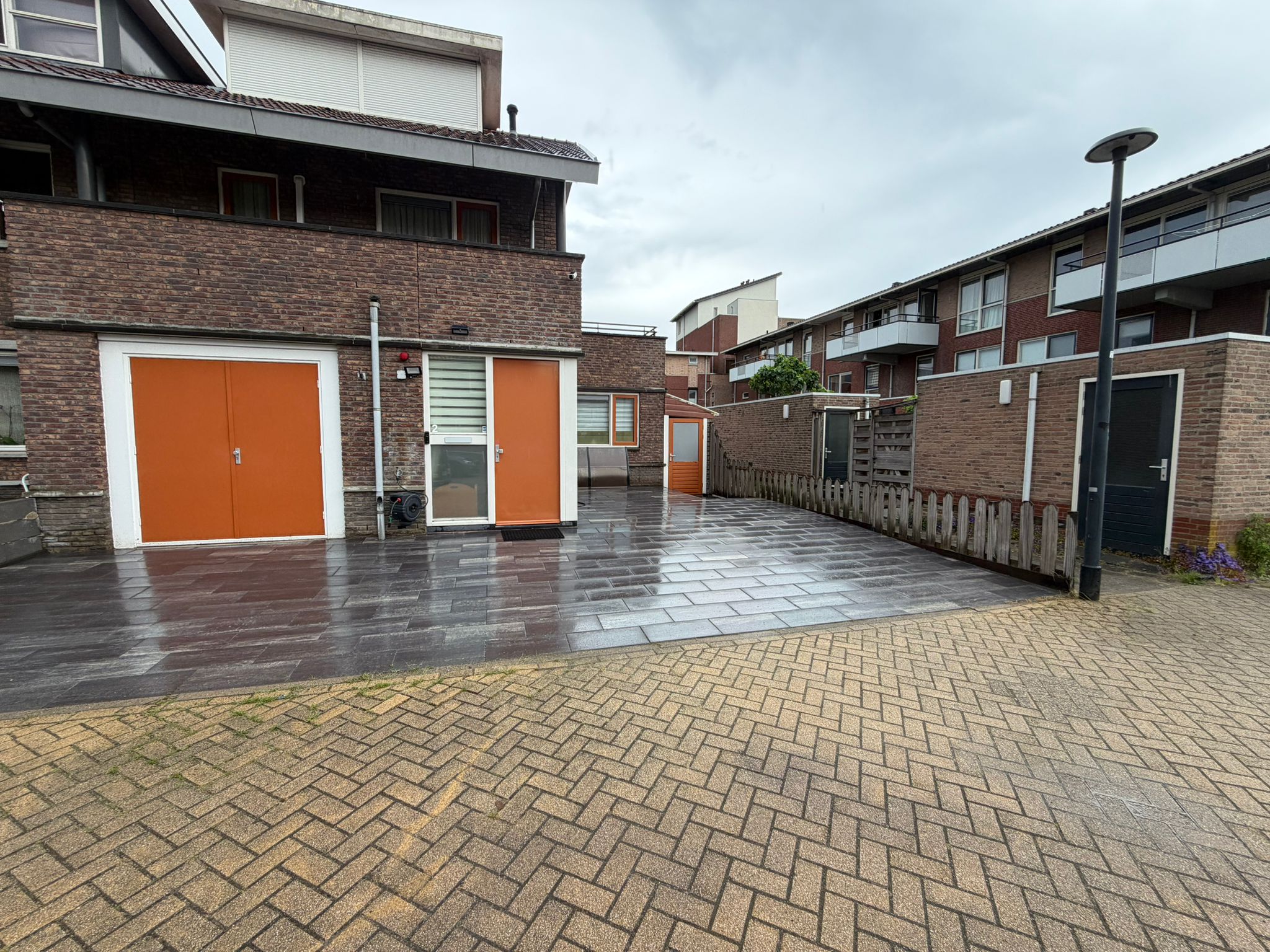 Achtertuin nieuwe bestrating